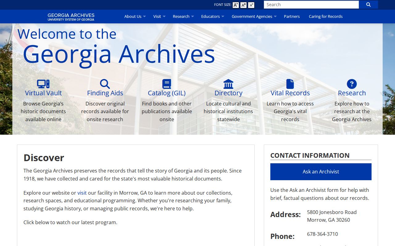 Brookhaven voter registration records research through Georgia Archives